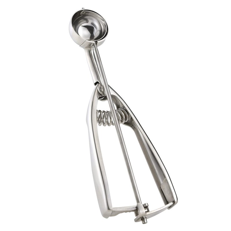 Solula 18/8 Stainless Steel Small Ice Cream Scoop Disher Cookie Scoop Melon Baller - Image 1